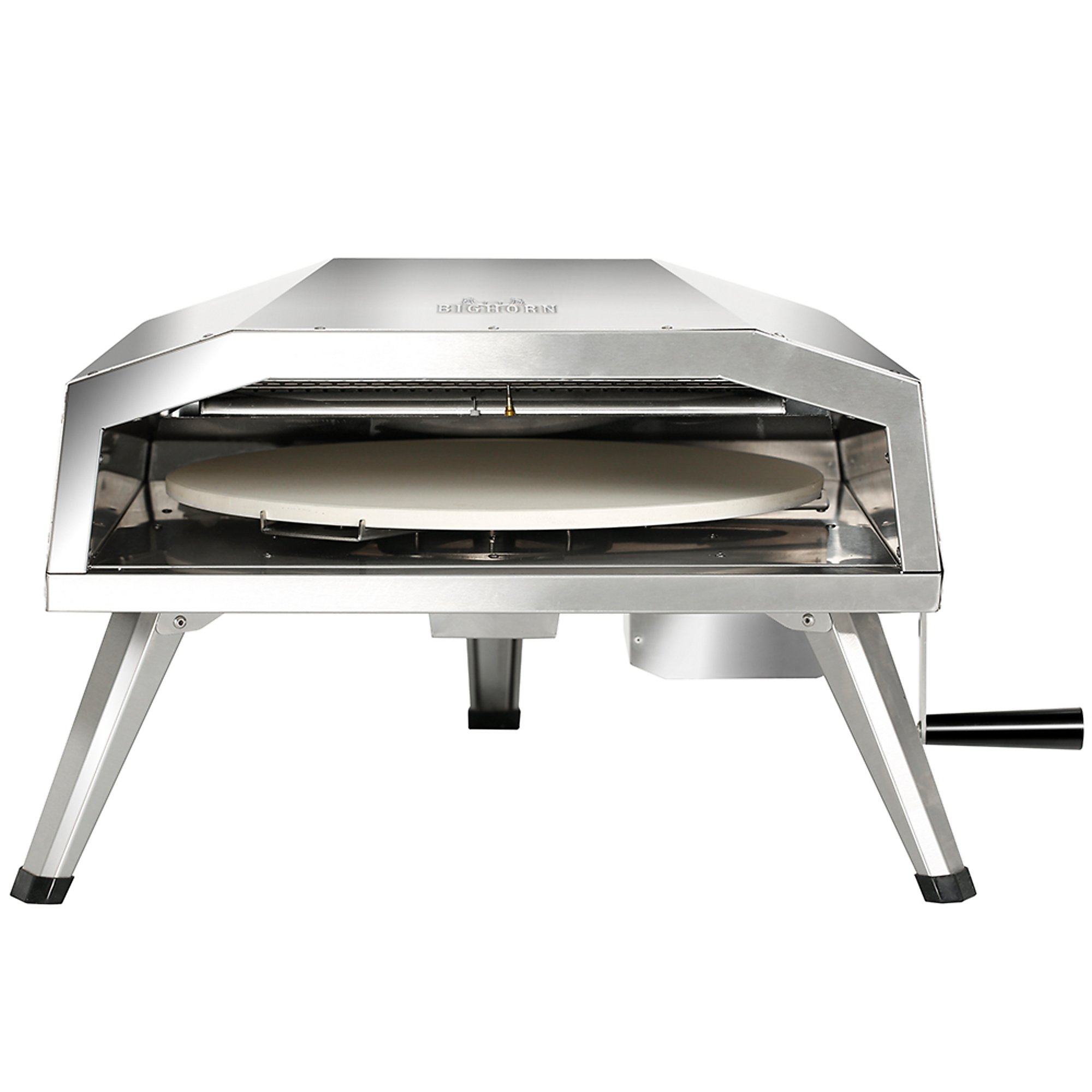 Big Horn Big Horn, 16'' Propane Pizza Oven W/ Rotating Pizza Stone, Fuel Type Propane, Model# SRPG22008S